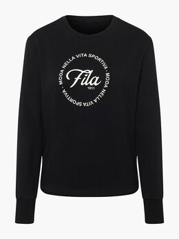 Fila: Чёрный свитшот 