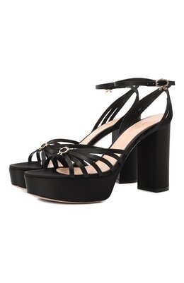 Gianvito Rossi: Чёрные босоножки 