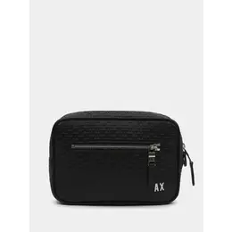 Armani Exchange: Чёрная сумка 
