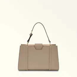 FURLA: Бежевая сумка 