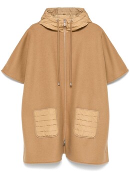 Moncler: Пальто с капюшоном 