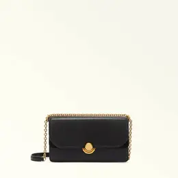 FURLA: Чёрная сумка 