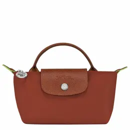 Longchamp: Зелёная сумка  Le Pliage Green