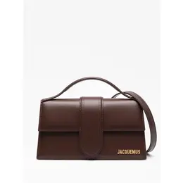 Jacquemus: Коричневая сумка  Le Grand Bambino