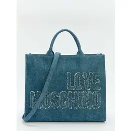 LOVE MOSCHINO: Синяя сумка 