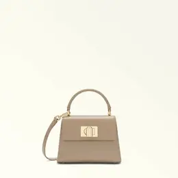 FURLA: Бежевая сумка  1927 Mini