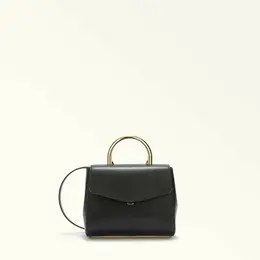 FURLA: Чёрная сумка 
