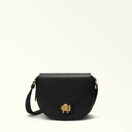 FURLA: Чёрная сумка 