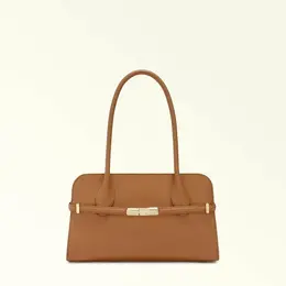 FURLA: Коричневая сумка 