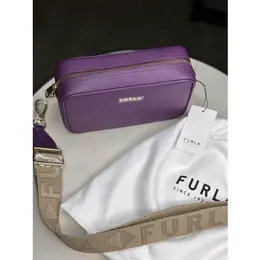 FURLA: Фиолетовая сумка 