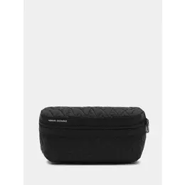 Armani Exchange: Чёрная сумка 