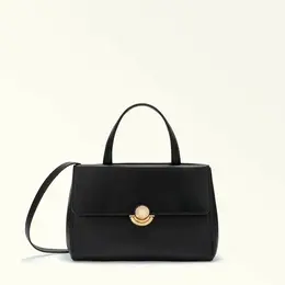 FURLA: Чёрная сумка 