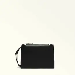 FURLA: Чёрная сумка 