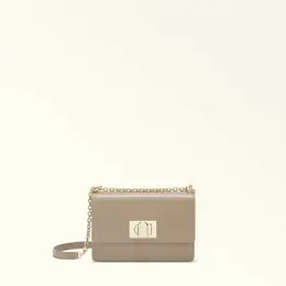 FURLA: Бежевая сумка 