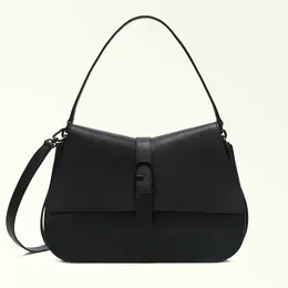 FURLA: Чёрная сумка 
