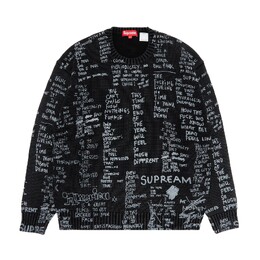 Supreme: Чёрный свитер  Gonz