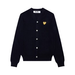 Comme des Garçons: Тёмный кардиган 