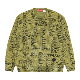 Supreme: Зелёный свитер  Gonz