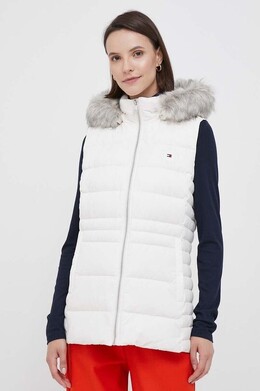 Tommy Hilfiger: Бежевый пуховик 