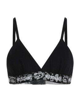 Moschino: Чёрный бюстгальтер 