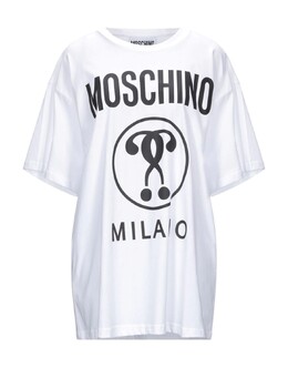 Moschino: Белая футболка 