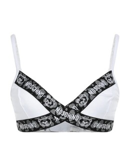Moschino: Белый бюстгальтер 