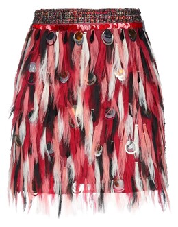 Elisabetta Franchi: Бордовая юбка 