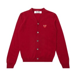 Comme des Garçons: Красный кардиган 