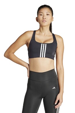 ADIDAS PERFORMANCE: Чёрный бюстгальтер 
