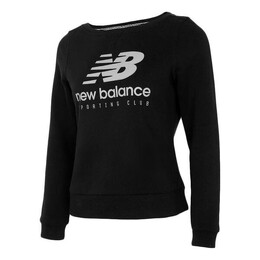 New Balance: Чёрный свитер 