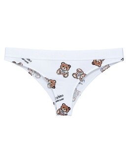 Moschino: Белые трусы 