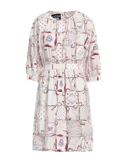Moschino: Бежевое платье 