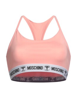 Moschino: Розовый бюстгальтер 