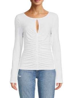Donna Karan: Топ с длинным рукавом 