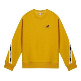 New Balance: Жёлтый свитер 