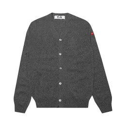 Comme des Garçons: Серый кардиган 