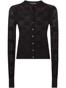 Dolce & Gabbana: Чёрный кардиган  DG
