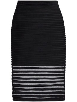 ALAÏA: Юбка в сетку 