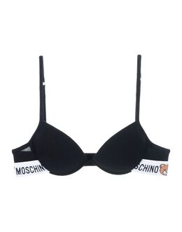Moschino: Чёрный бюстгальтер 