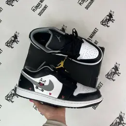 NIKE: Серые кроссовки  Air Jordan