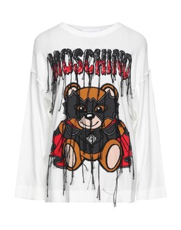 Moschino: Белый свитер 