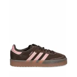 adidas: Коричневые кроссовки  Samba