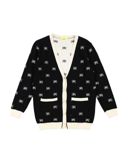 Elisabetta Franchi: Чёрный кардиган 