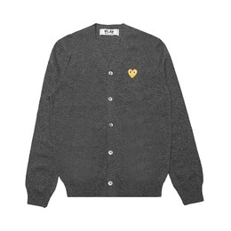 Comme des Garçons: Серый кардиган 