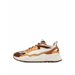 PUMA: Оранжевые кроссовки  RS-X