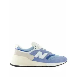 New Balance: Синие кроссовки 