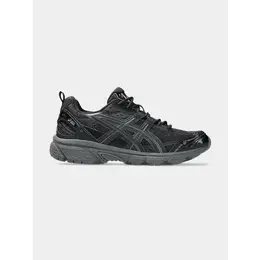 ASICS: Чёрные кроссовки 