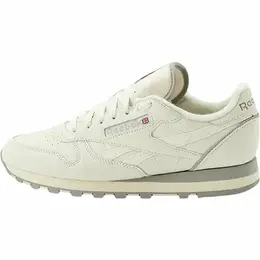 Reebok: Бежевые кроссовки  Classic Leather