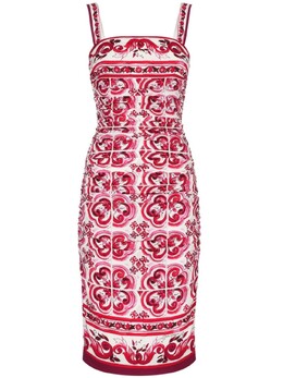Dolce & Gabbana: Платье  Majolica миди