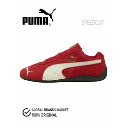 PUMA: Красные кроссовки  Speedcat